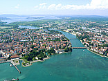 Konstanz Bild Reiseführer  Konstanz aus der Vogelperspektive