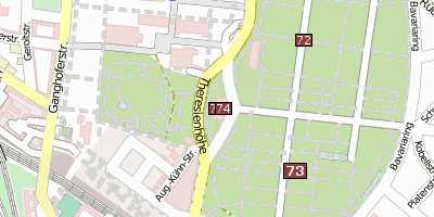 Stadtplan Ruhmeshalle München