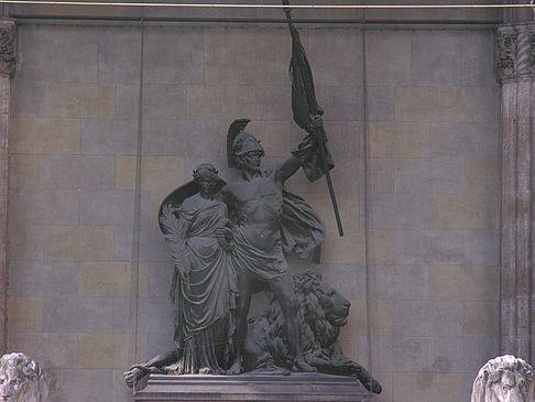 Bayerisches Armeedenkmal an der Feldherren - Bayern (München)