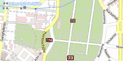 Stadtplan Bavariastatue