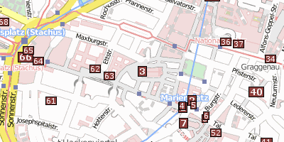 Stadtplan Frauenkirche
