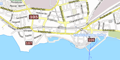 Friedrichshafen München Stadtplan