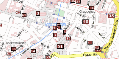 Marienplatz München Stadtplan