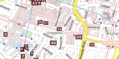Stadtplan Maximilianstraße