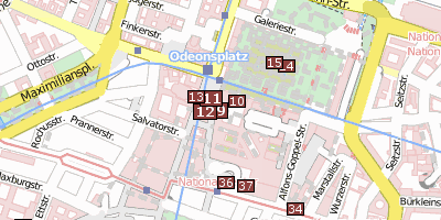 Residenz Stadtplan